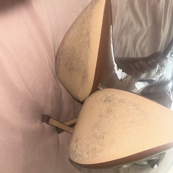 Steve Madden Vava Cognac Over the Knee Boots Patent - Picture 4 of 5